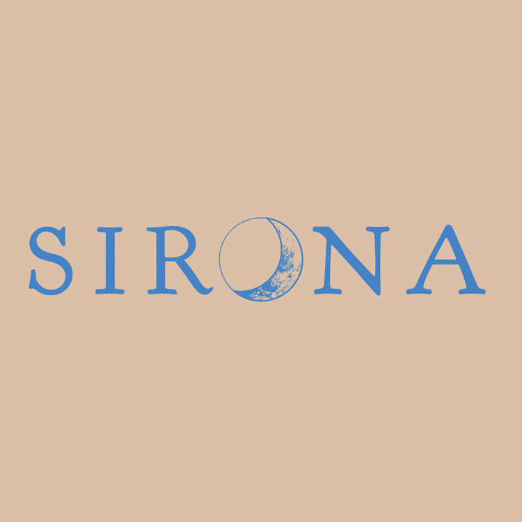 Animated GIF of branding project showing Sirona logo and images of the estate